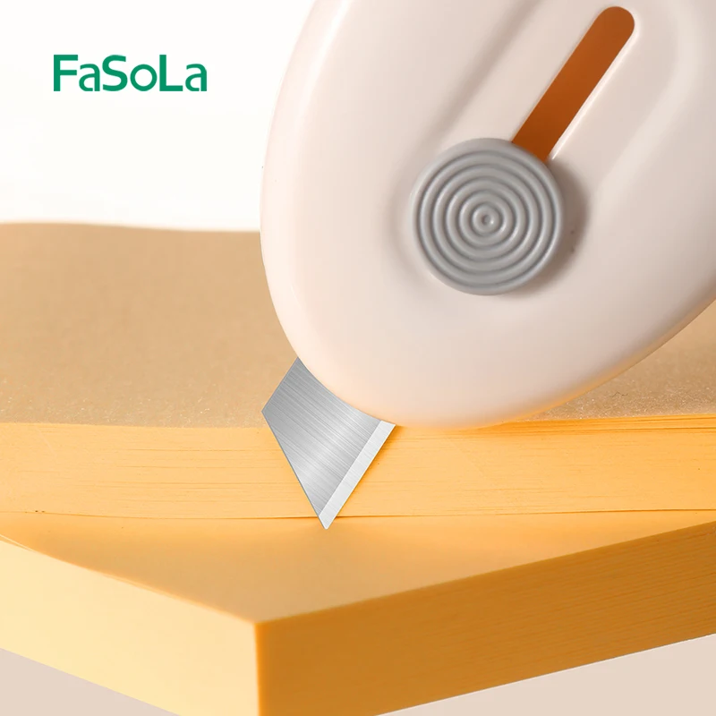 Utility Knife FaSoLa Magnetic Creative Mini Portable Art Knife Paper Blade Office Stationery Cutting Supplies
