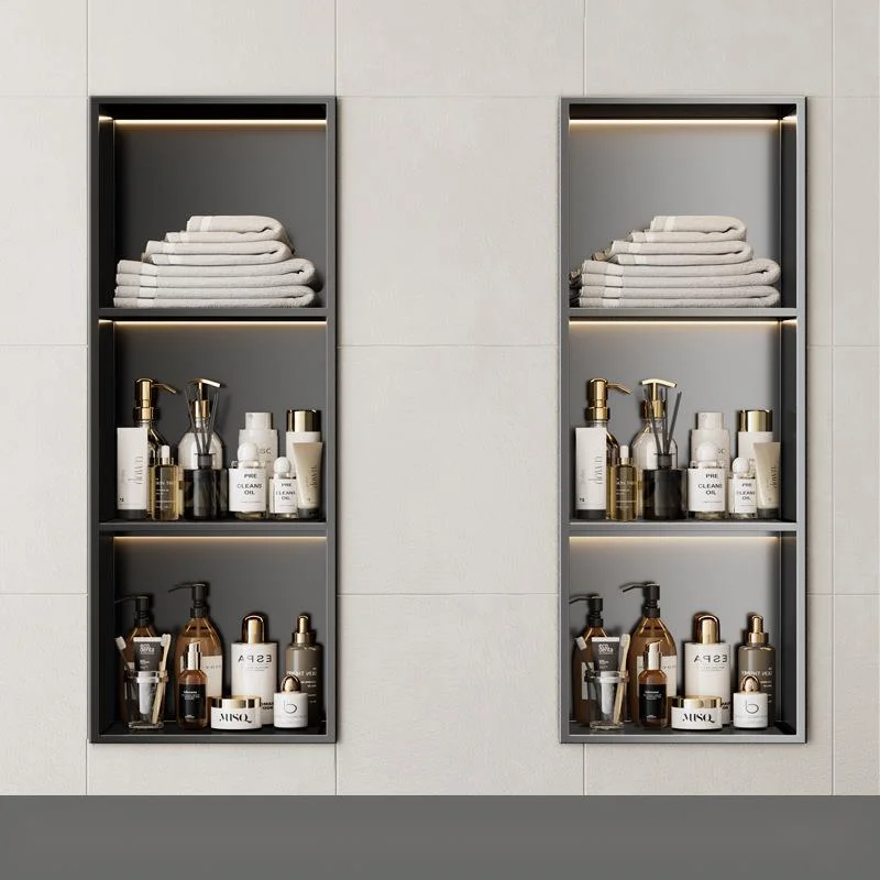 armoire-murale-encastree-en-acier-inoxydable-rangement-noir-niche-salle-de-douche-hotel