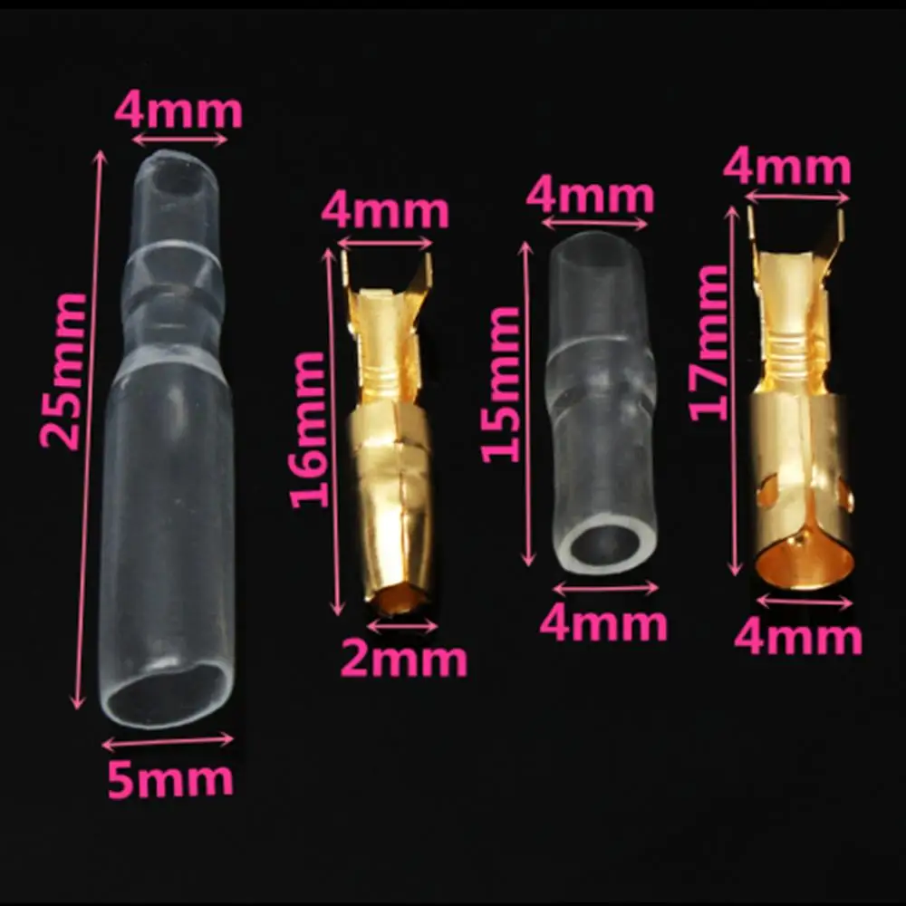 Description Picture 5 of item200pcs Terminal Male Female Electric Cable Wire Connector Socket Classic Terminal 3.9mm For Electric Equipment Accessories