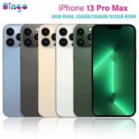هاتف iPhone 13 Pro Max A2484 128GB 256/512GB 6.7 بوصة أصلي فائق الشبكية OLED Face ID A15 Bonic 5G 6GB eSIM 12MP هاتف محمول أصلي 1