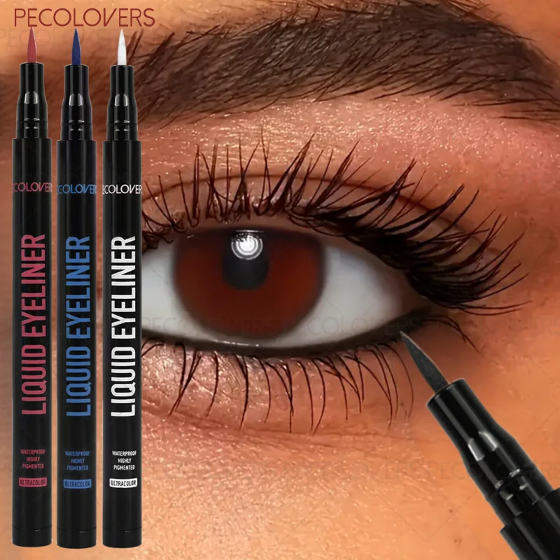 Liquid Colorful Eyeliner Pen High Pigmented Waterproof Smudge Proof_voghion.com