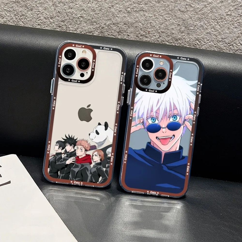 

Jujutsu Kaisen Phone Case For iPhone 15 11 12 13 14 Mini Pro Max XR X XS TPU Clear Case