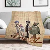 Gorillaz Virtual Band Hip Hop Blanket Bed Blankets and Throws Microfiber Bedding Furry Plaid on the Sofa Plush Bedspread Throw 1