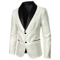 Men's Suit Textural Texture Luxury Men's Blazer Business Casual Style Men's Top Wedding Groomsman Stage Performance Men's Suit 1