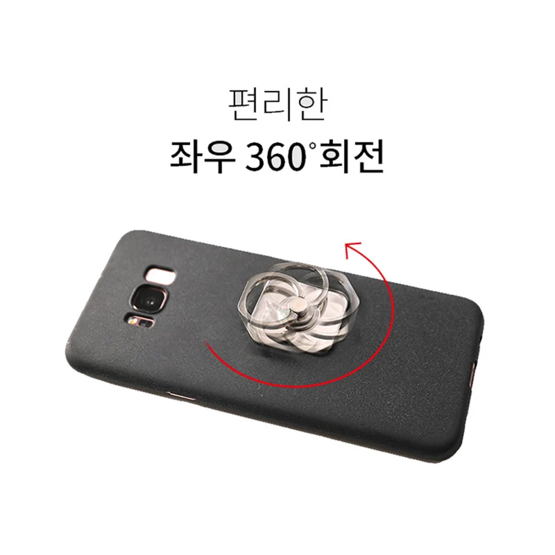 DEAHAN 304 스테인레스 스틸 핑거 링 휴대폰 홀더 스탠드 360 조정 가능한 후크 링 핑거 킥 스탠드 스마트 폰 브래킷