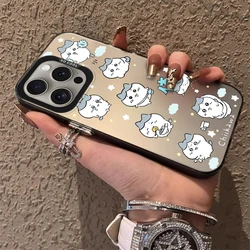 Kawaii Anime C - Chiikawas Frosted Acrylic Silicone Phone Case - iPhone 15 Pro (1)