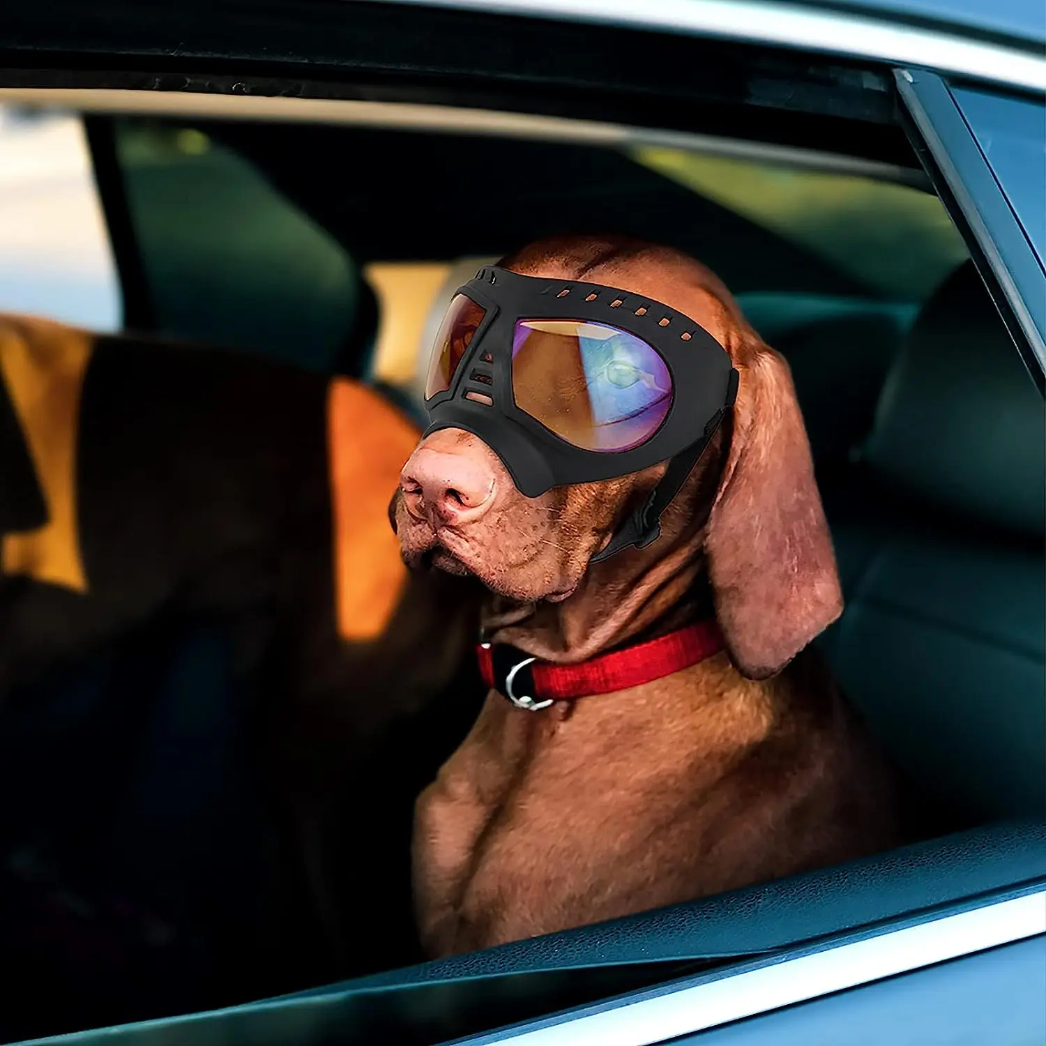 ATUBAN Dog Helmet and Sunglasses for Dogs 2