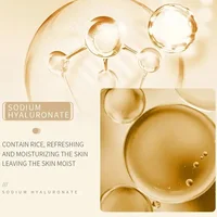 Crème de riz favorise l'élasticité, l'éclat, hydrate, hérisson, verrouillage, humidité, Anti-âge, Lifting du visage, réparation nourrissante, collagène 3