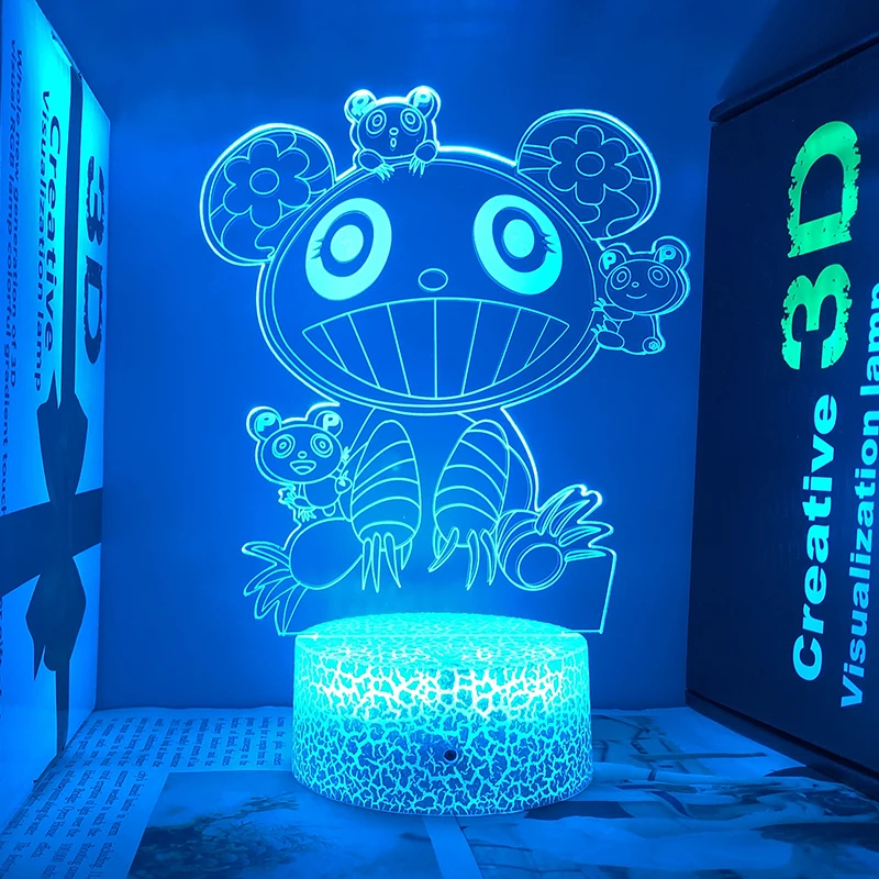 Takashi Murakami Haruki Sunflower 3d Led Lamp For Bedroom