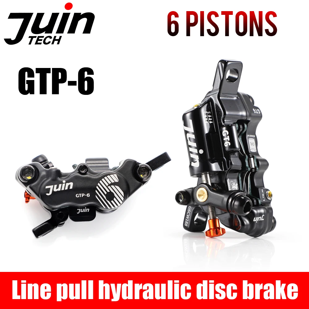 Juin tech-超軽量油圧式ブレーキセットGT-P,6個,ディスクブレーキ