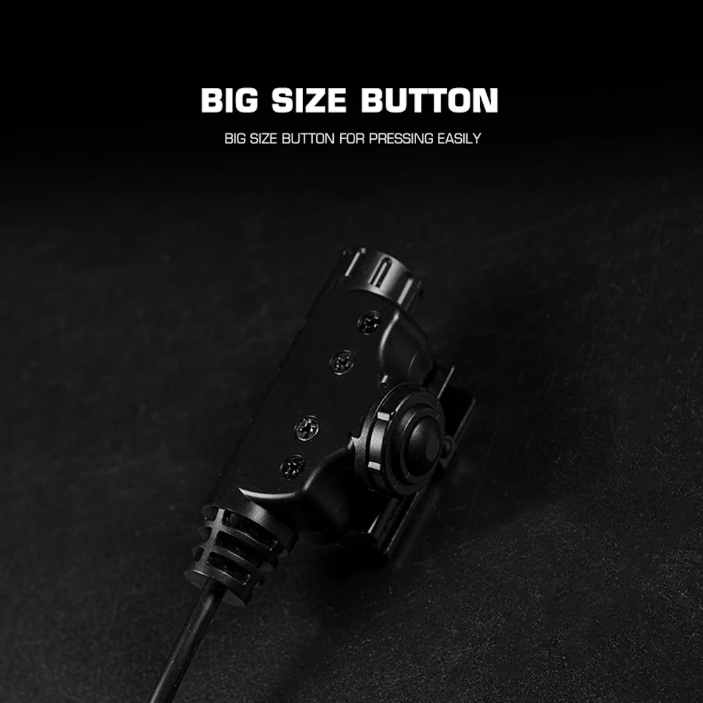 U94 PTT V2 Model U174 Cable Plug Militar Hunting Tactical Headset Adapter for Walkie Talkie Motorola Kenwood BAOFENG Radio 3