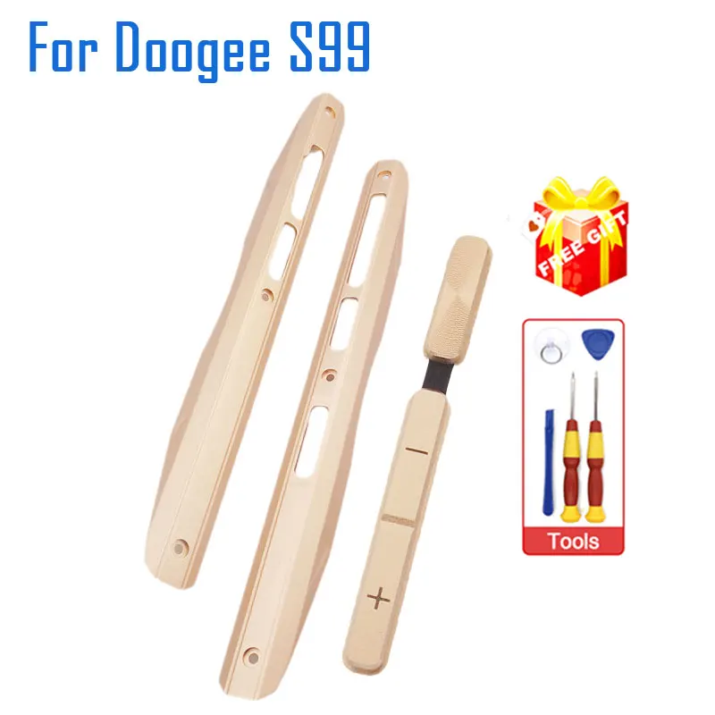 

Новый оригинальный корпус DOOGEE S99 передняя крышка Левая Правая декоративные детали с кнопкой питания и громкости для смартфона DOOGEE S99