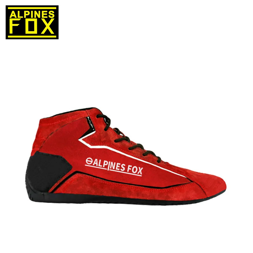 Adult Kart Shoes Cowhide Leather Indoor Karting Motorcycle Shoes Boots 3 Color FIA Approved motorcycle shoes motorcycle boots