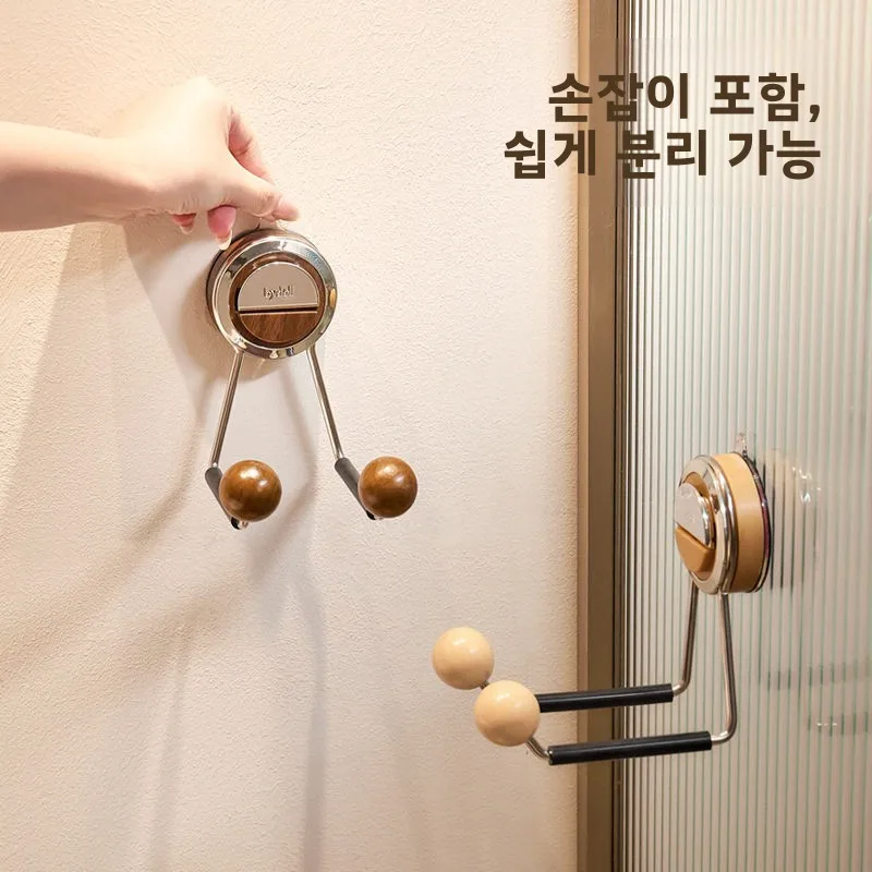 흡착식 배드민턴 라켓 보관 랙 무타공 테니스 라켓 디스플레이 홀더 가정용 벽걸이 스포츠 용품 정리대