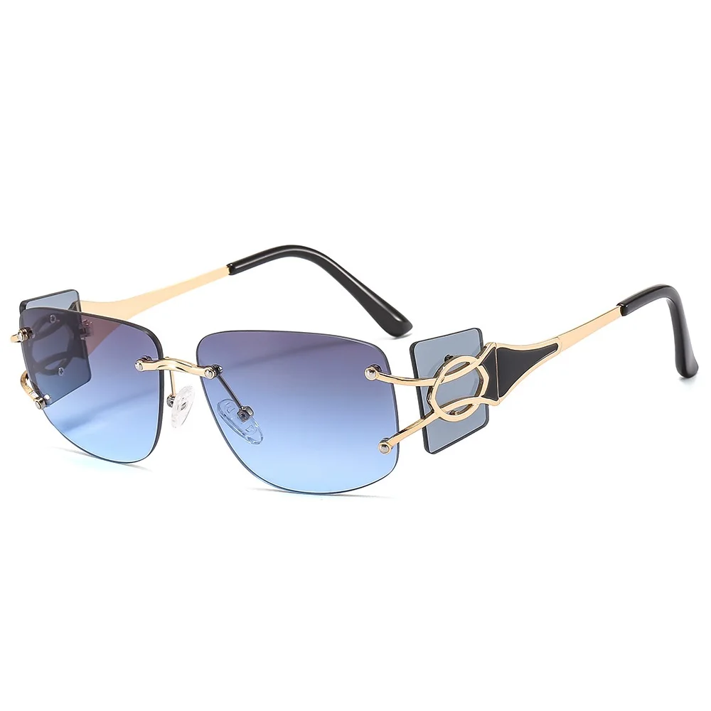 【プラダ】サングラス　ハーフリム クリア　グラデーションレンズ archive プラダ】サングラス ハーフリム クリア グラデーションレンズ archive