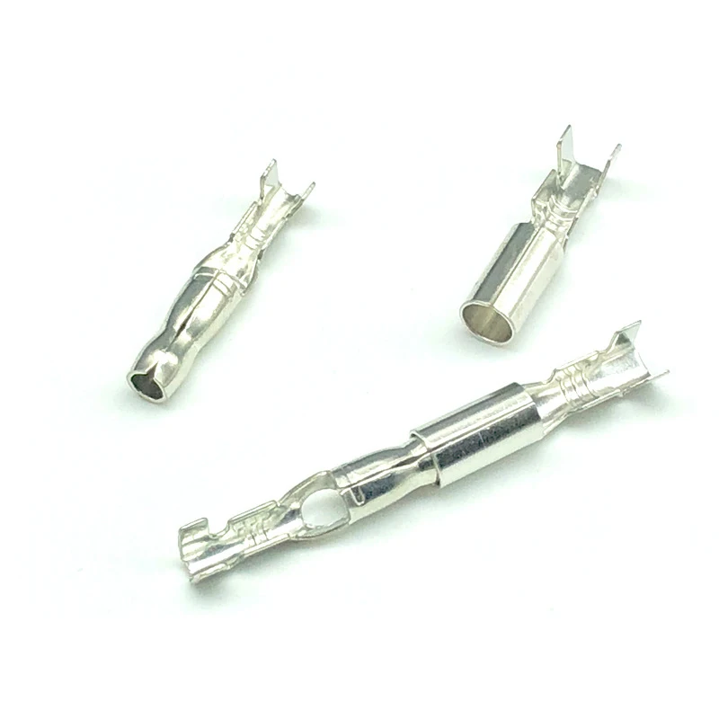 

50pairs Electrical Wiring Terminal Tab Cold Inserts Connectors Female Male Small Teeth Fascia Bullet Cold Crimp Terminal Block