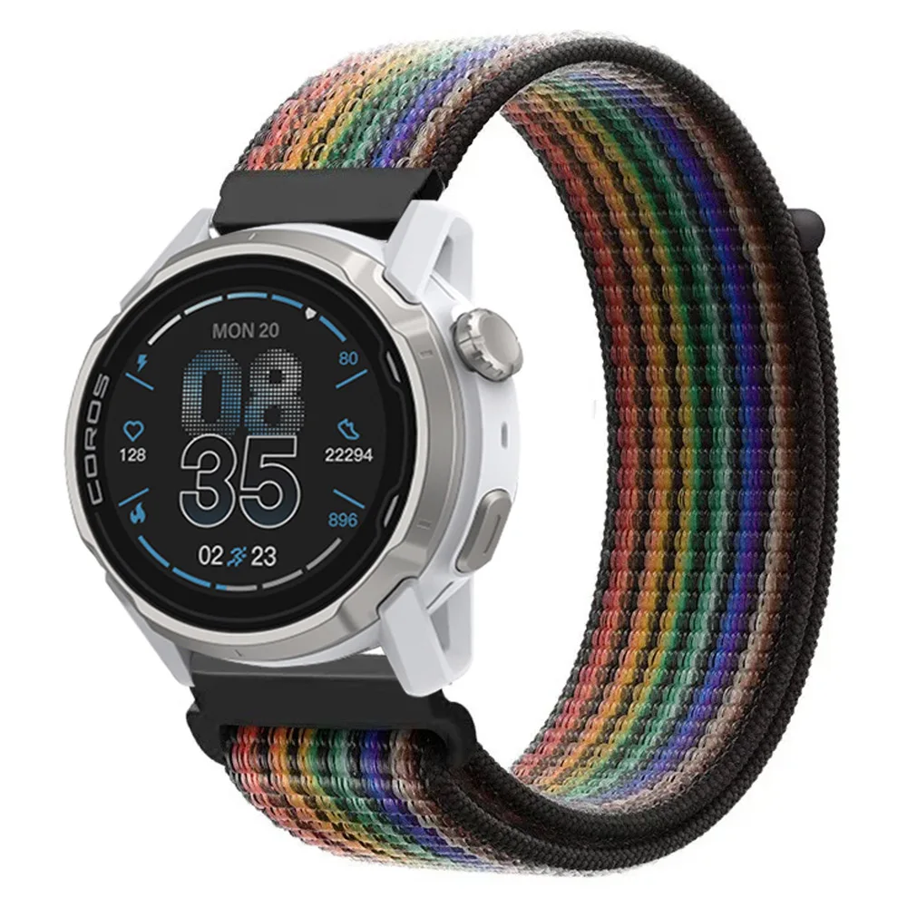 Nylon Loop Strap - Comfortable Sport Bracelet Replacement Band, 20/22mm