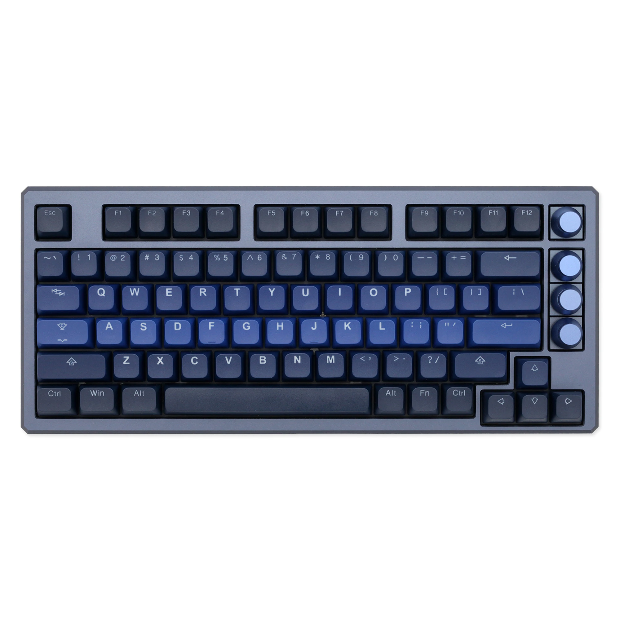 Taihao-deep Galaxy Abs Doubleshot Keycaps Faça Você Mesmo Gaming Teclado Mecânico Bob Perfil 1.75u Shift Alice Azul