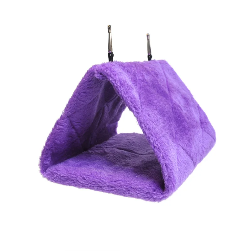 Pet Hamster Cage House, Hanging Nest, Parrot, Parakeet, Budgie, Cockatiel, Warm Bed, Hammock, Winter Toys