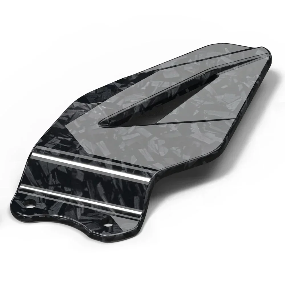 For Yamaha R6 2006- Motorcycle Foot Pedal Heel Guard Plates Decoration Carbon-look