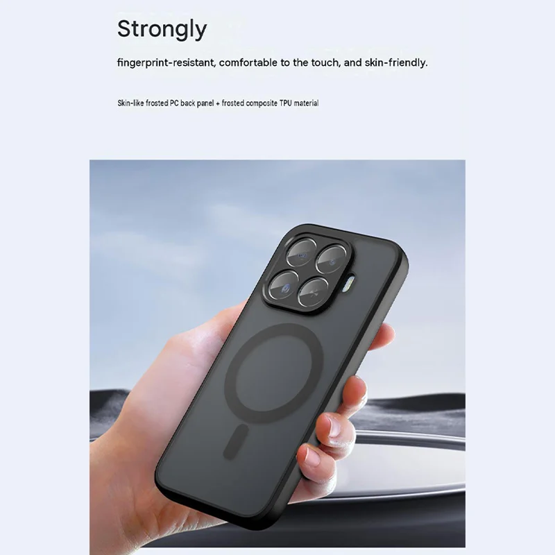 Clear Magnetic Shockproof Phone Case - 2 in 1 Protective Transparent Shell