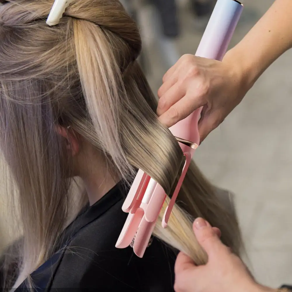 Description Picture 3 of itemHair Curler 360 Degree Rotating 1.25 Inch Long Hair Curling Irons Professional Ceramic Glaze Coating Hot Tools Curling Iron With