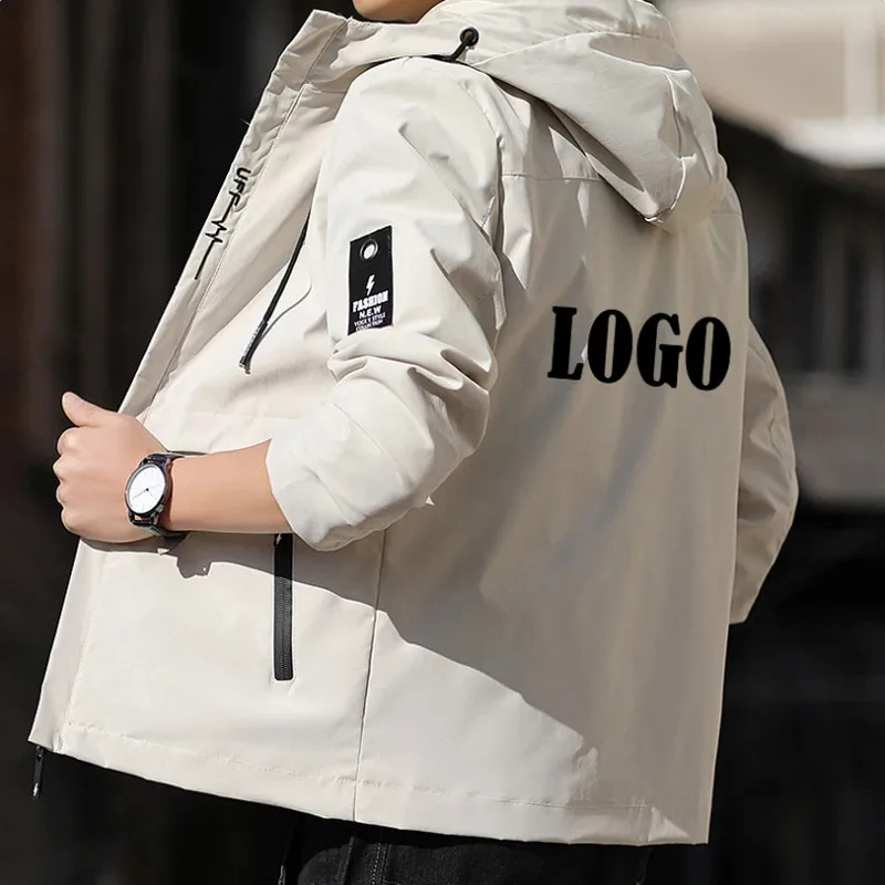 Customized Fashion Men Personality Printing Hoodies Hoodie Sweatshirts Autumn Winter Spring Edition Fleece Zipper Jackets