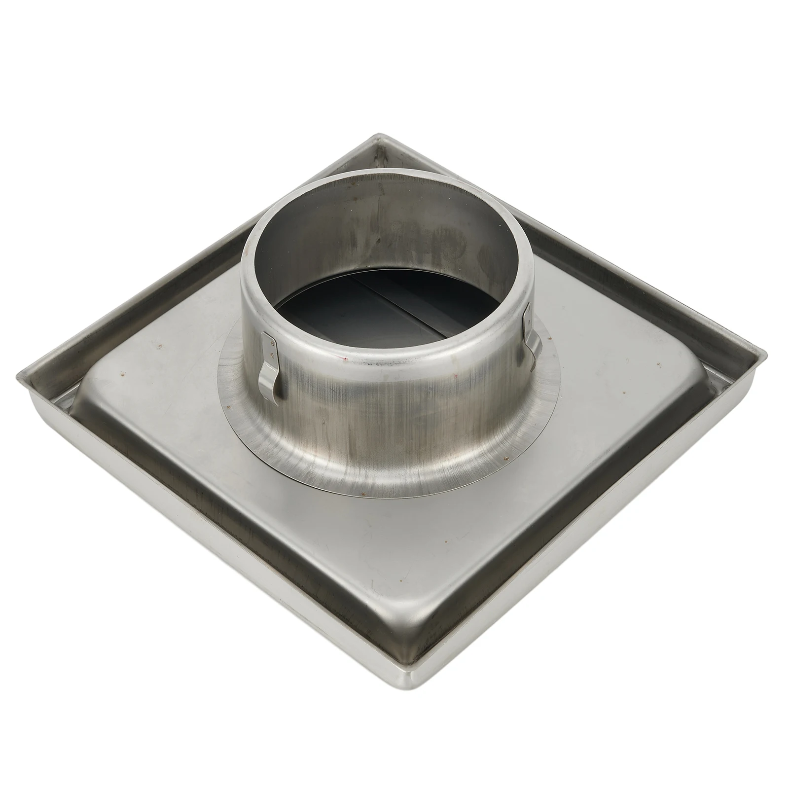 

Perfect For Modern Homes Stylish Wall Vent Exhaust Movable Stainless Steel Vent Corrosion-resistant Durable Silver