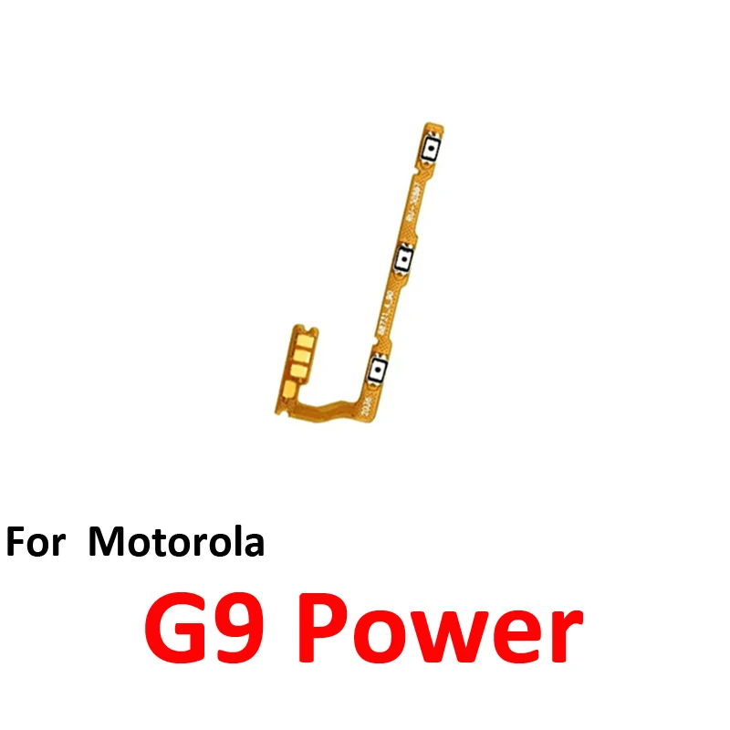 Enhanced Power and Volume Button Replacement for Motorola Moto G9 Power - External Key and Internal Flex Cable Repair Kit