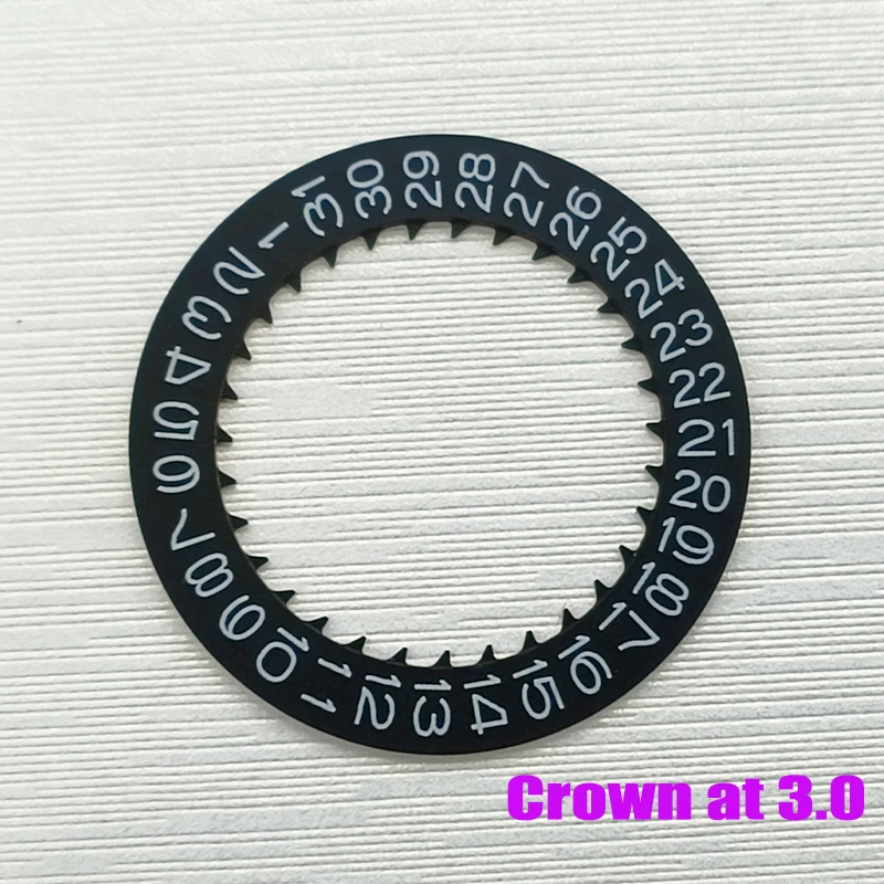 Black Date Wheel Dial for Automatic Watch Movement