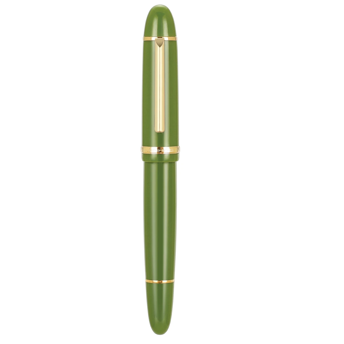 

Jinhao X159 #8 Extra Fine / Fine Nib Fountain Pen, Avocado Green with Golden Clip Acrylic Big Size Writing Pen