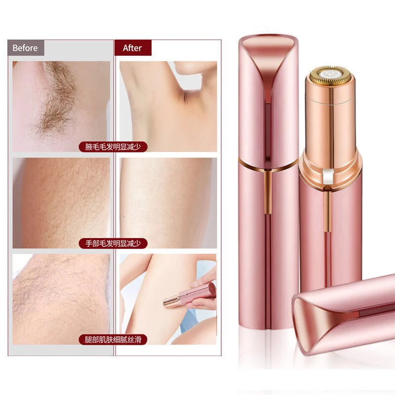 Electric Hair Removal Machine Facial Hair Remover Eyebrow Trimmer Bikini Depilator Shaving Eyebrow Trimming Tool Beginners