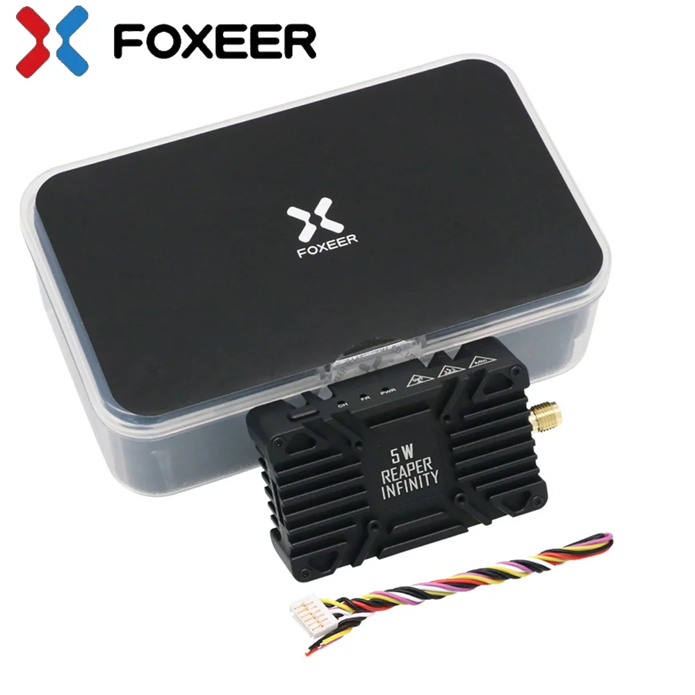 FPV accessories Foxeer Reaper Extreme 2.5W/ 3W Infinity 5W/ 10W Anti-Interference Adjustable Long Range VTX Heat Dissipation Shell for FPV Drone
