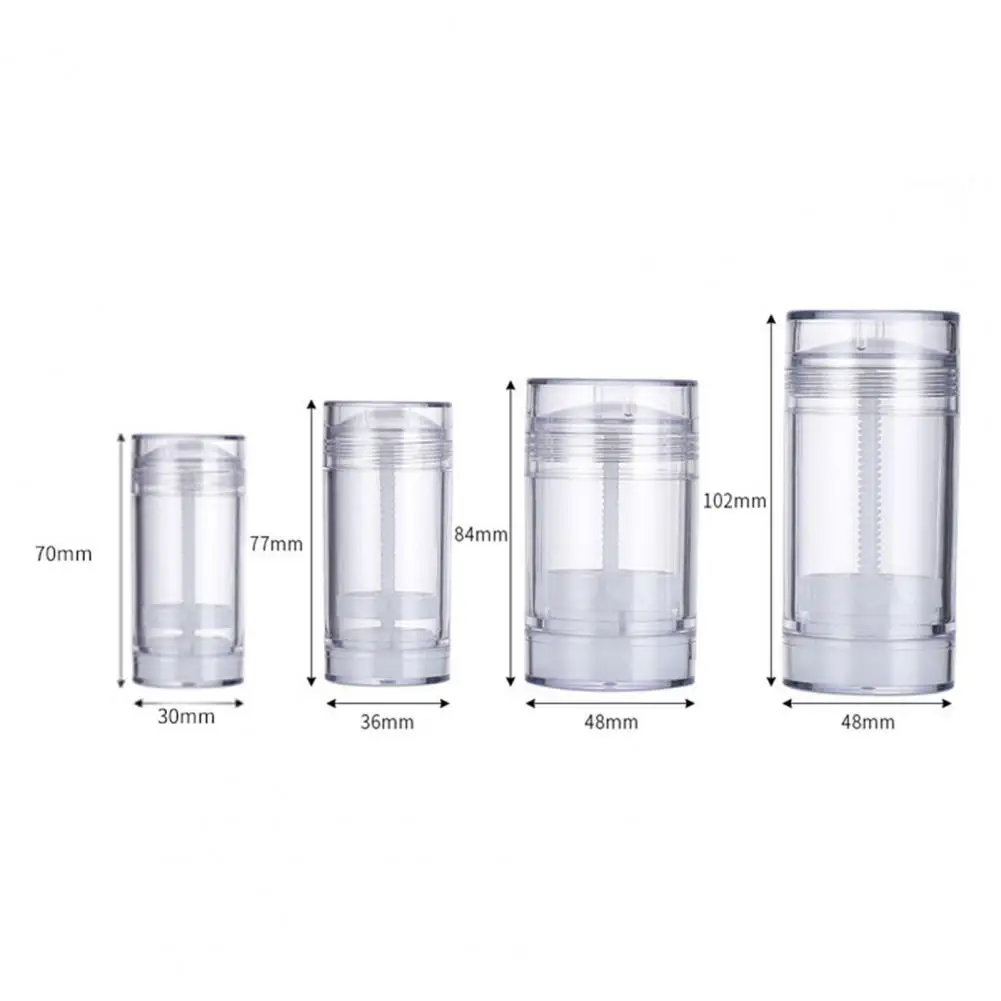 Refillable bottle 15/30/50/75g empty stick tube practical non-breakable deodorant tube deodorant container empty stick travel supply