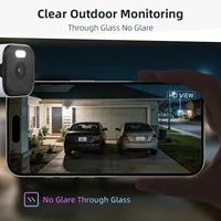 Caméra de fenêtre 4K, WiFi 5GHz, caméra intérieure pour la sécurité domestique, vision nocturne couleur, détection de mouvement, enregistrement 24/7, installation rapide 3
