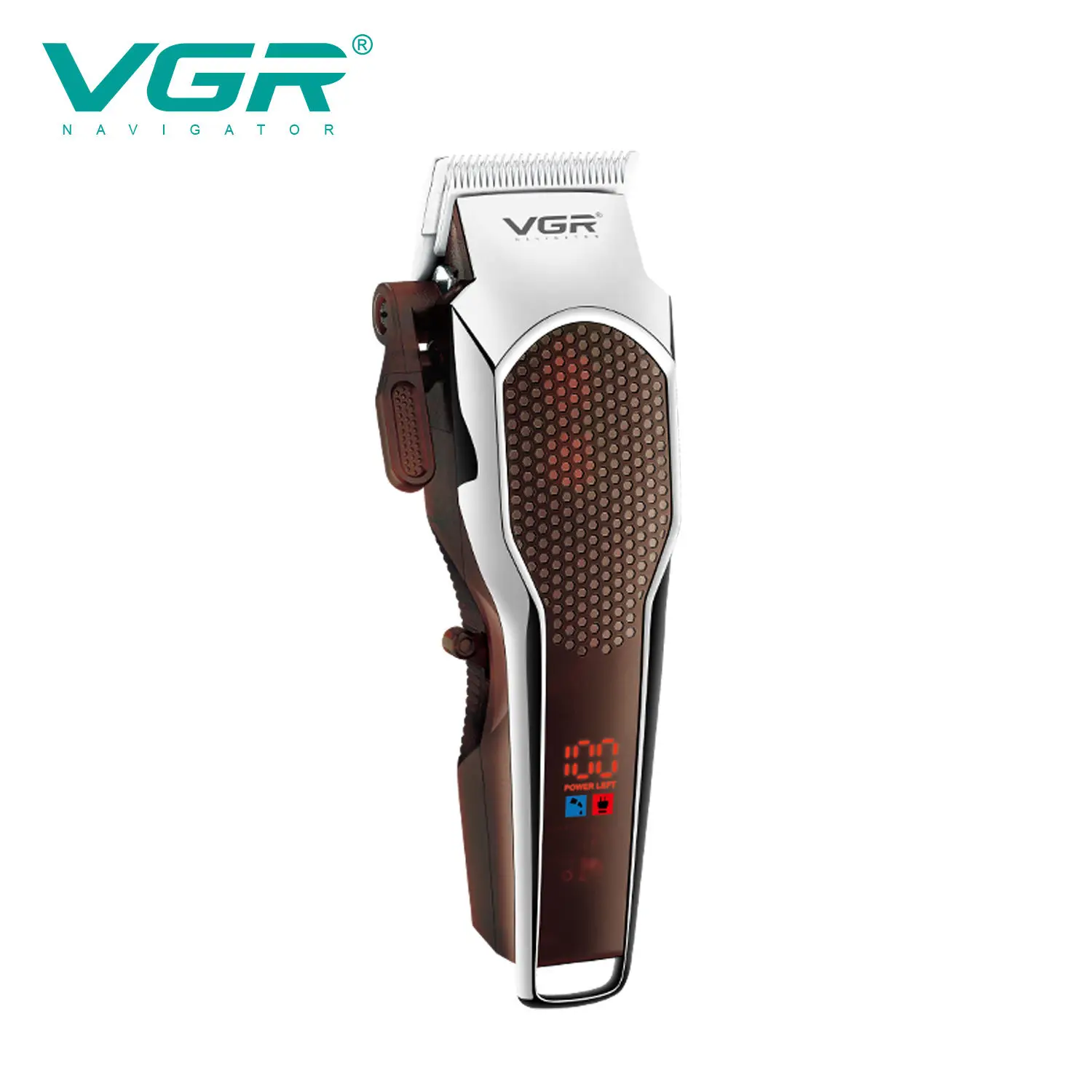 ماكينة تشذيب الشعر اللاسلكية VGR ماكينة حلاقة كهرب...