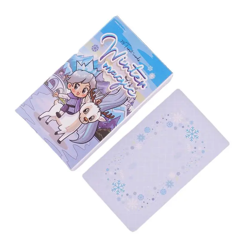 

Winter Magic Tarot Decks English Version Cards For Beginners Professionals Fortune Telling Tarot Card Deck Table Board Game