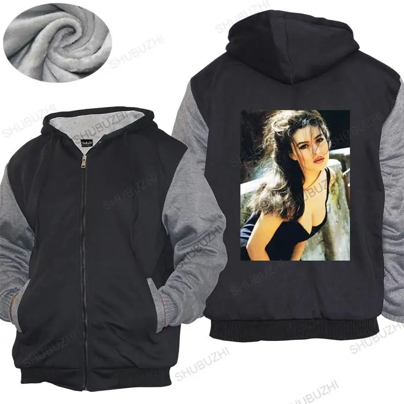 Winter Mens Shubuzhi Thick Hoody Maglia Monica Bellucci Attrice Top Model Moda Italia Mito Many Color Top Fashion Unisex Zipper