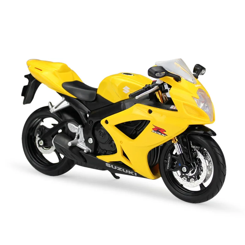 Maisto 1:12 SUZUKI GSX-R600 GSX-R1000 V-Storm Motorcycle Models Alloy Model Motor Bike Miniature Race Toy For Gift Collection