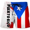 Puerto Rico 3D Printed Beach Shorts Men Puerto Rican Flag Pattern Surf Board Shorts Summer Swimming Trunks Quick Dry Ice Shorts 4