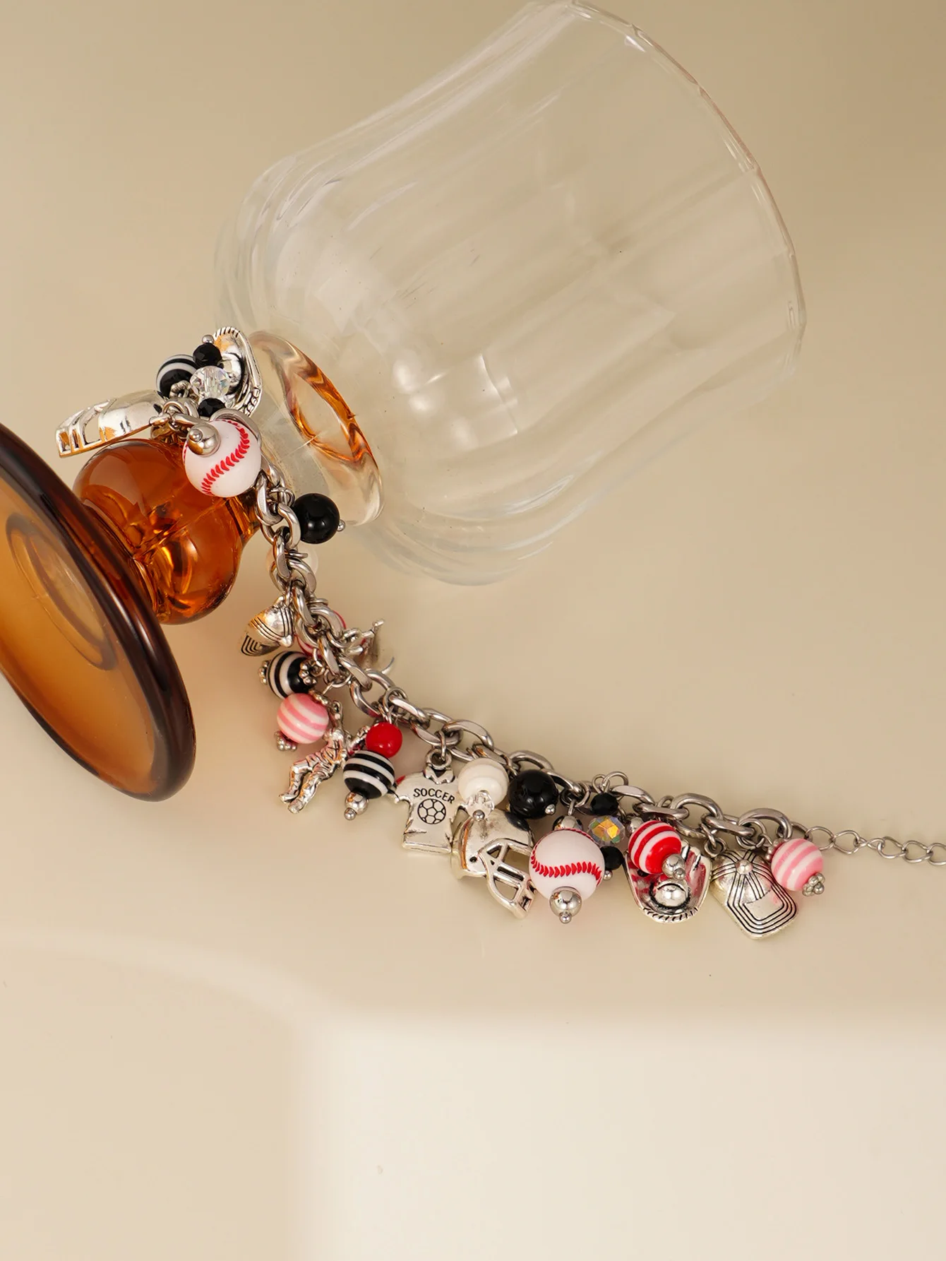 Retro Fashion Horn, Gloves, Bracelet, Jewelry, Matches