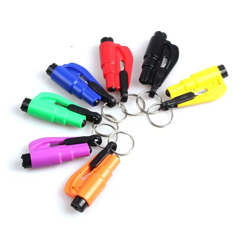 Car Safety Hammer Mini Car With A Multi-functional Escape Hammer To Break The Glass Rescue Window One Second