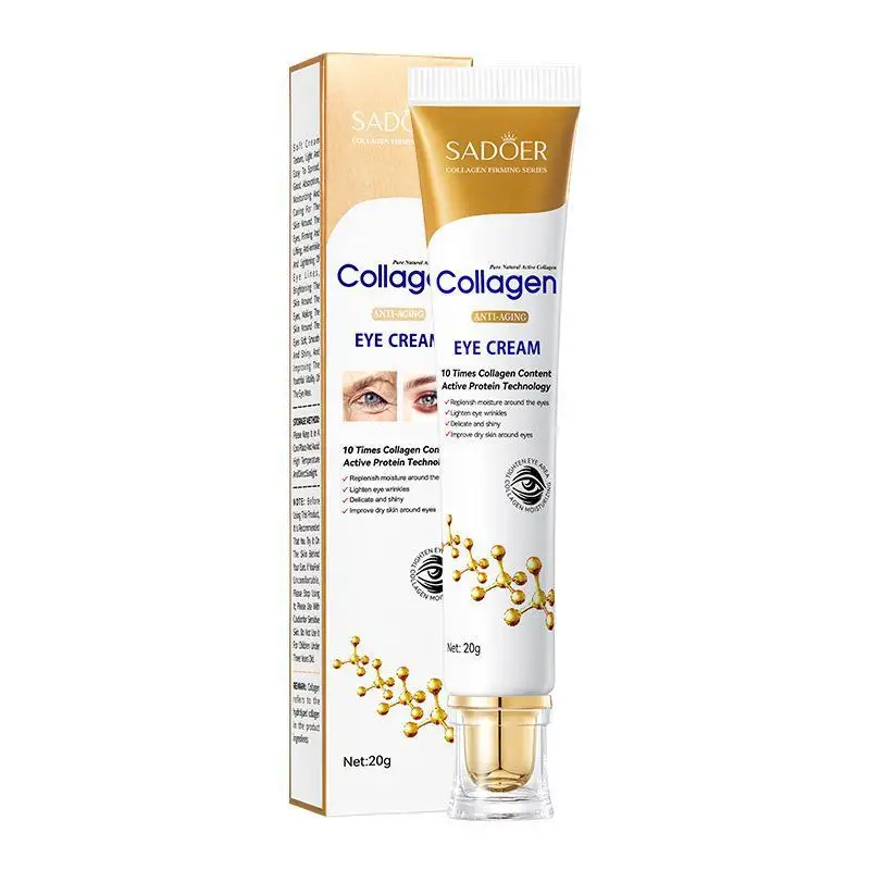 SADOER Ultimate Collagen Skin Care Kit — Anti-Wrinkle, Moisturizing, Anti-Aging, and Brightening Eye Cream Set