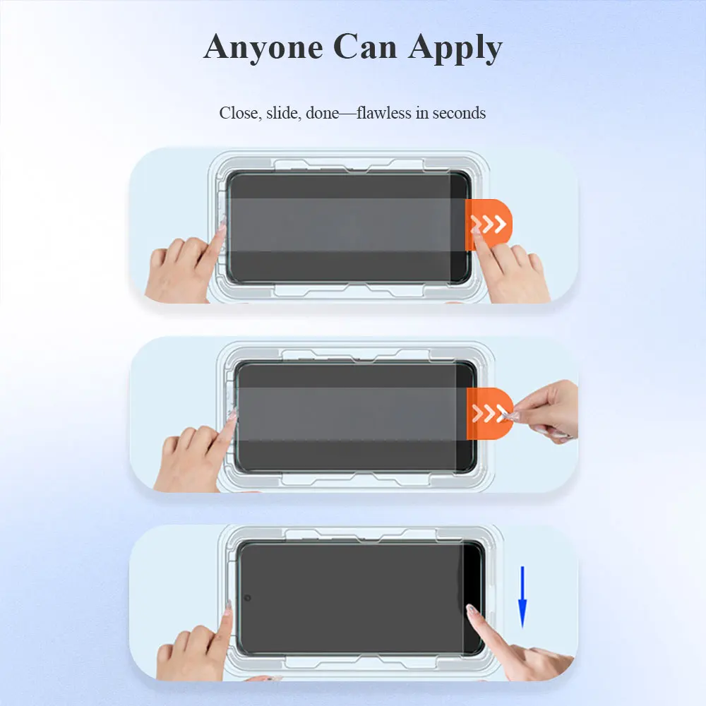 Lereach Tempered Glass Screen Protector with Positioning Box