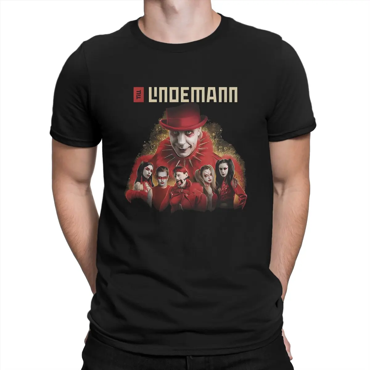 

Футболка Lindemann мужская с коротким рукавом и круглым вырезом, 100% хлопок