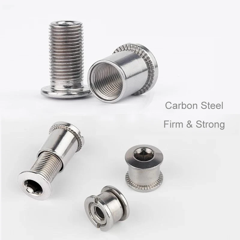 Bike Crank Bolt 5/20pcs Bicycle Chainring Blots Screws M8 Nuts For Single Double Triple Chainring MTB Road Bike Crankset Fixing Part