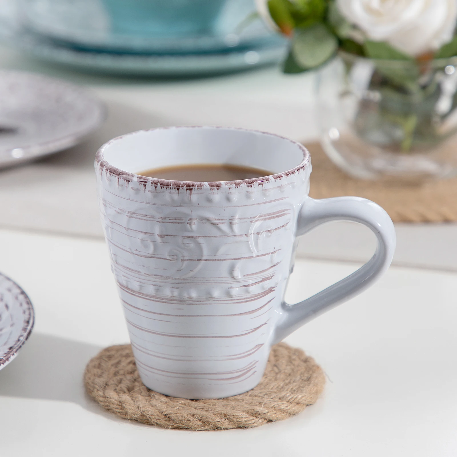 vancasso 16/32/48 Ceremic Plates Dinner Set Stoneware Tableware