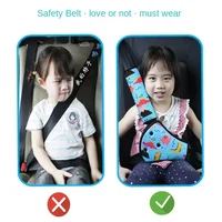 Kids Seat Safety Belt Adjustment Interior Car Seat Belt Kit Anti Strangulation Neck Limiter For Child Safety Belt Protector Belt 2