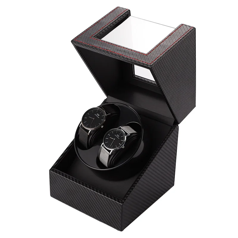 Watch Winder Watch Winders For Automatic Watches Usb Power Globally Mute Mabuchi Motor Mechanical Watch Rotate Stand Box Carbon Fiber