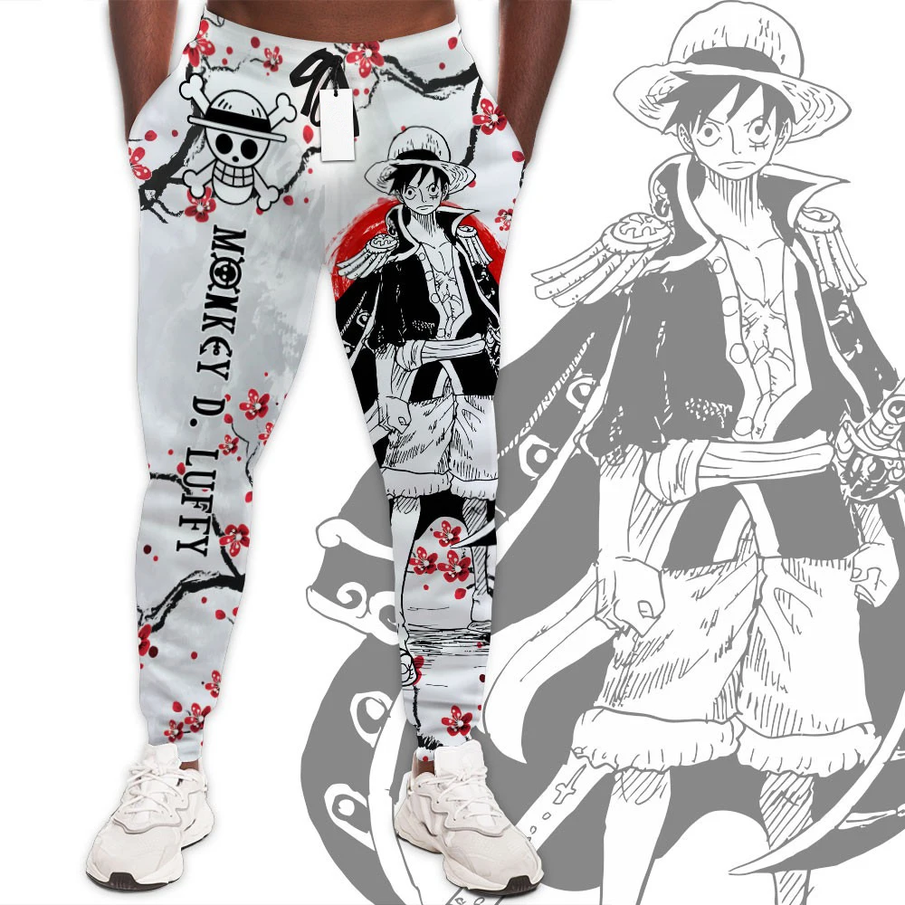 

Джоггеры Monkey D Luffy, сплошной мультяшный стиль манга, аниме, мужские спортивные брюки, новинка 2024, весна-осень, женская одежда